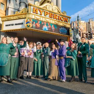 Disney Parks Cast Members Materialize at the ‘Haunted Mansion’ World Premiere