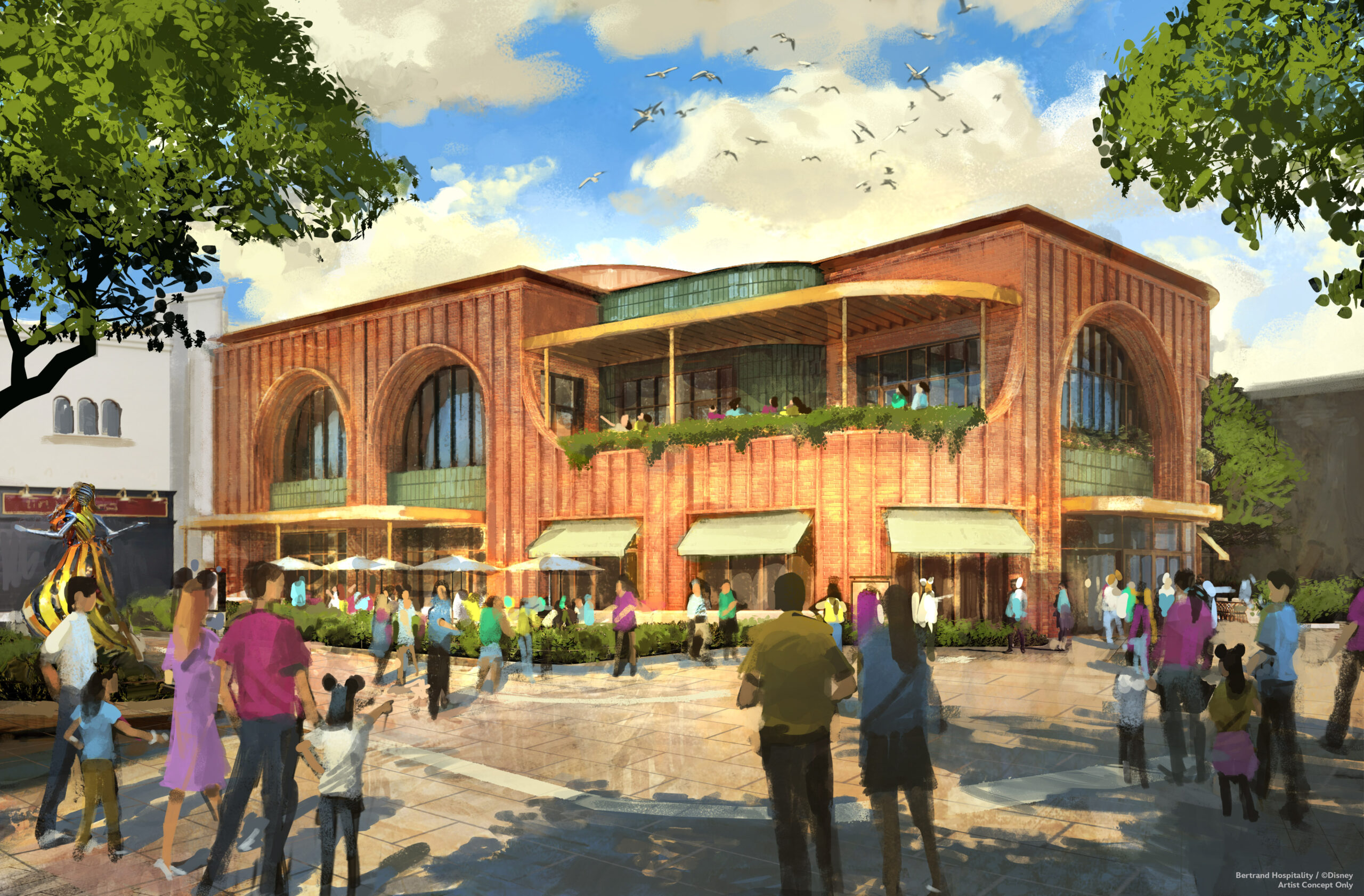 Disneyland Paris en Bertrand Hospitality kondigen een nieuw en uniek Italiaans restaurant aan bij de ingang van Disney Village in 2026