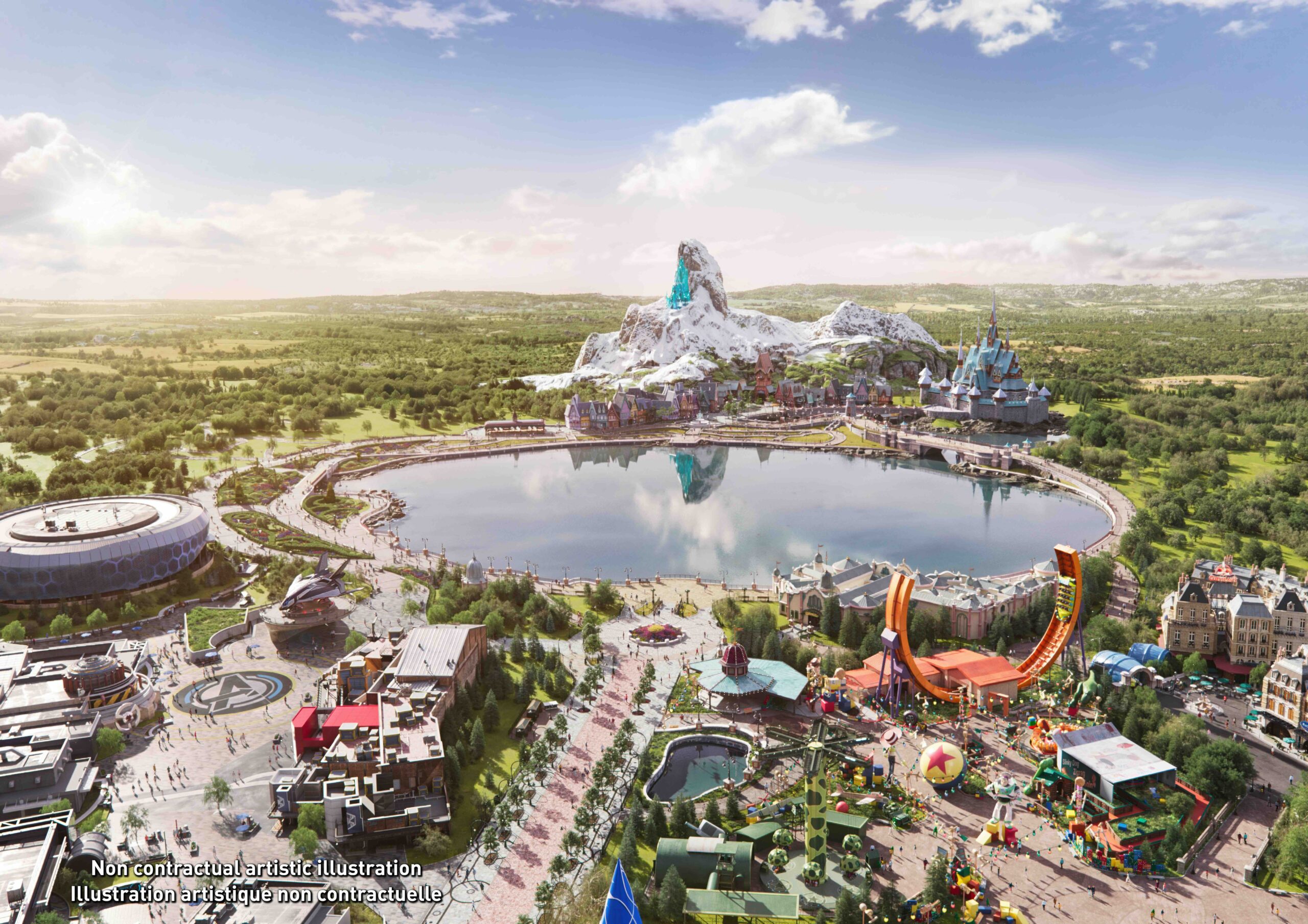 Discover World of Frozen – along with many new experiences at  Disney Adventure World, the reimagined second park at Disneyland® Paris on March 29, 2026. 