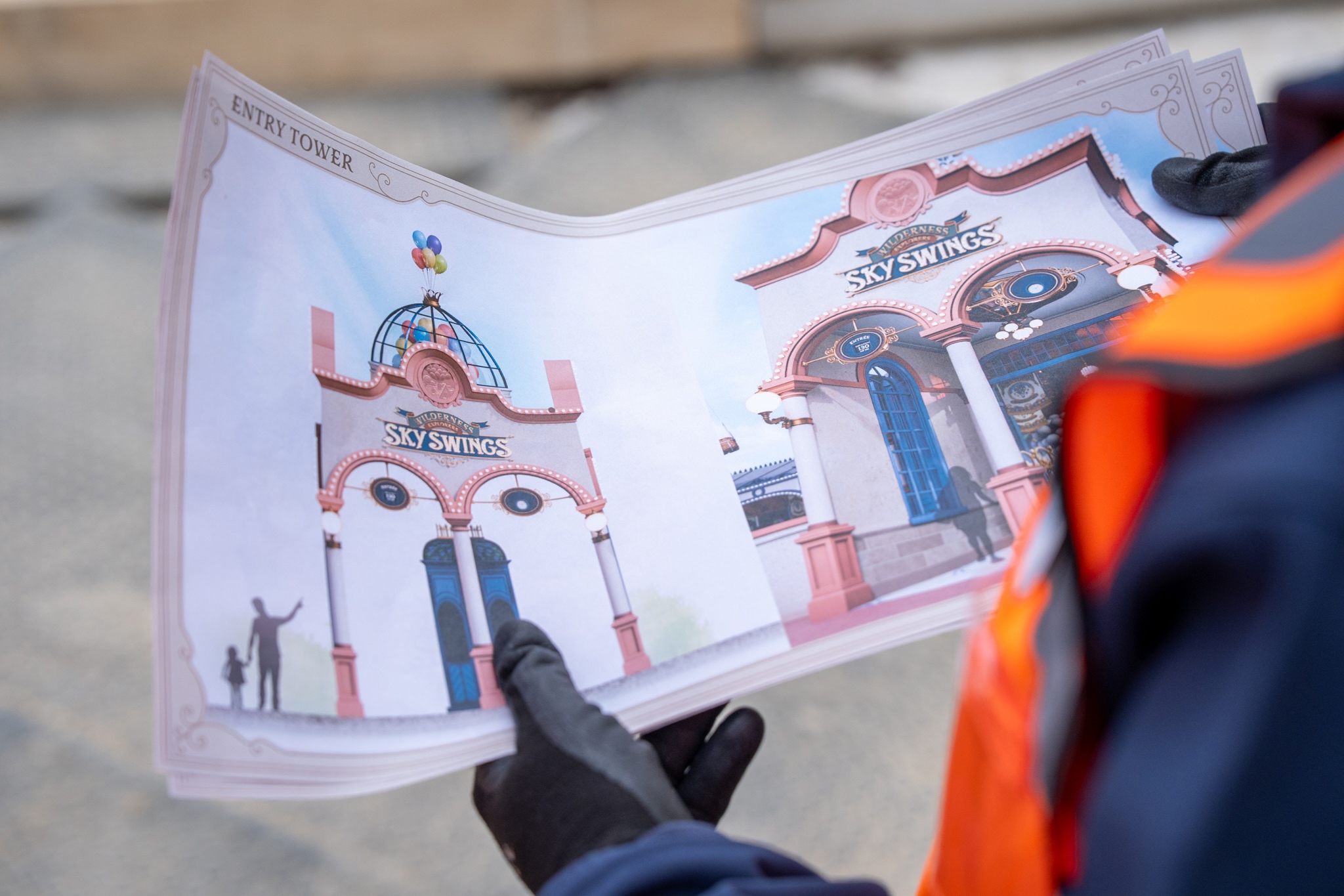 La nouvelle attraction inspirée de Là-Haut aura pour nom Wilderness Explorers Sky Swings !