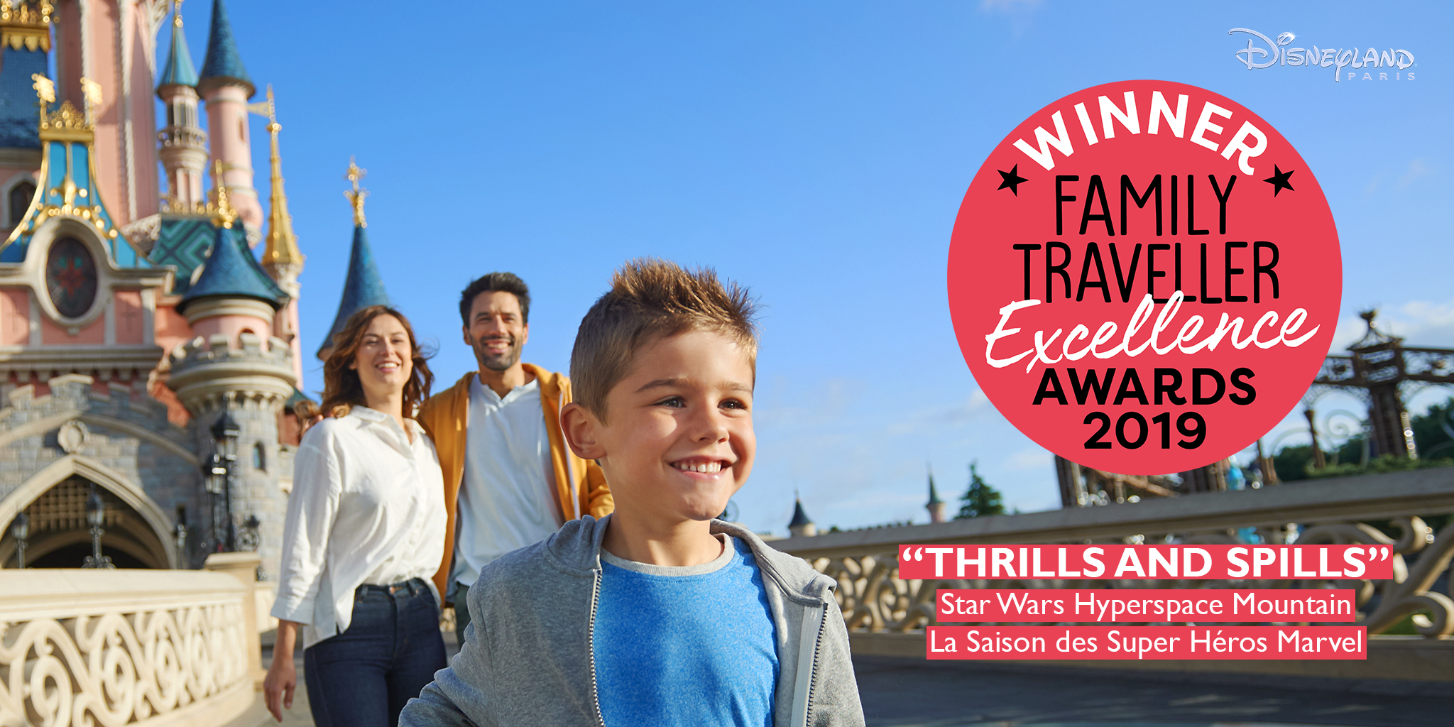 Disneyland Paris plusieurs fois primé aux Family Traveller Excellence Awards