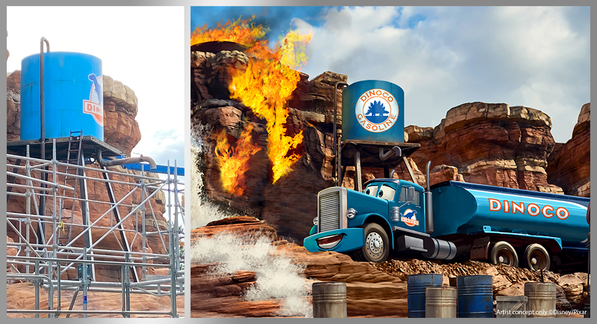 Cars Route 66 Road Trip coming soon at Disneyland Paris