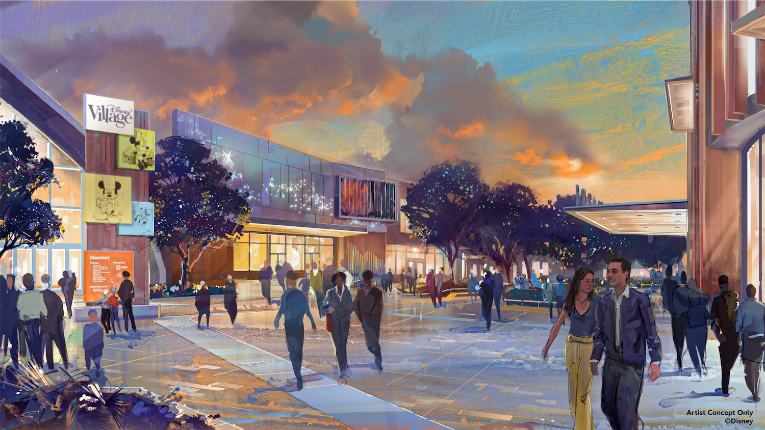 Les Imagineers Disney partagent leur vision créative et les prochaines étapes de la transformation pluriannuelle de Disney Village