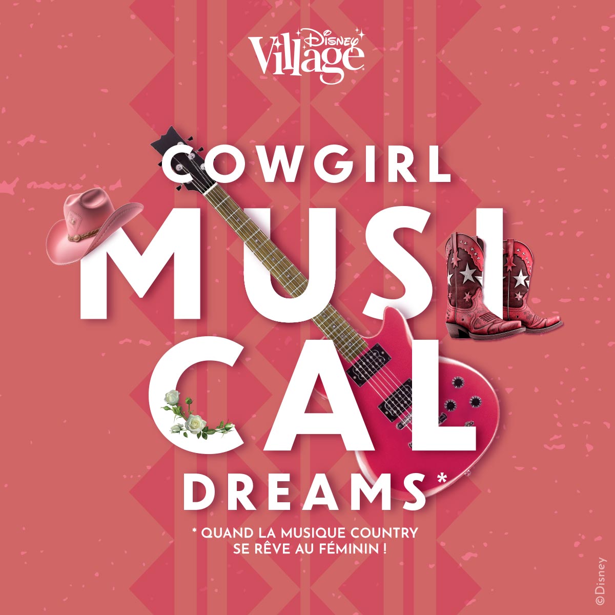 COWGIRL MUSICAL DREAMS À DISNEY VILLAGE – Rencontre avec les artistes Justyna Kelley et Carlton Moody